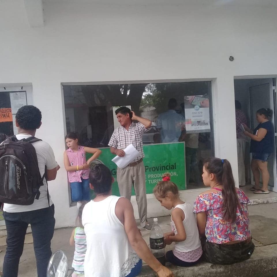 Una comitiva de la Provincia estará hasta el viernes en Esquina recepcionando Declaraciones Juradas de los productores afectados