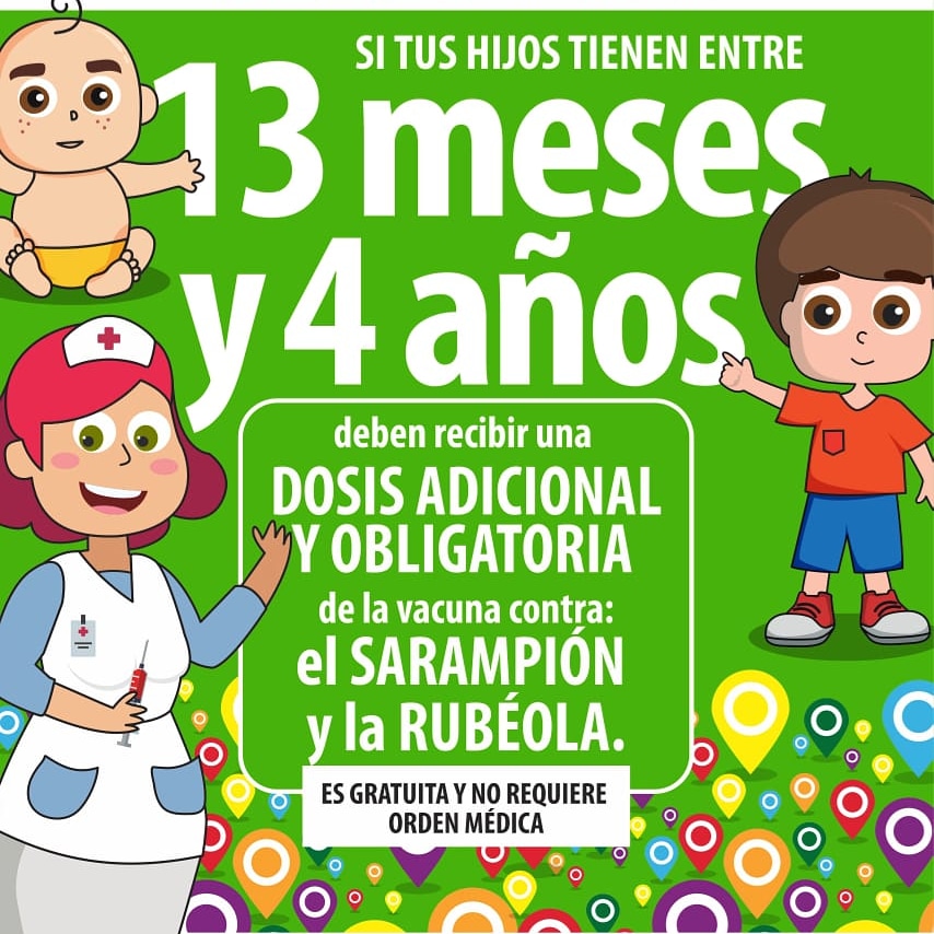 La Provincia alista la Campaña de seguimiento contra Sarampión Rubéola 2018