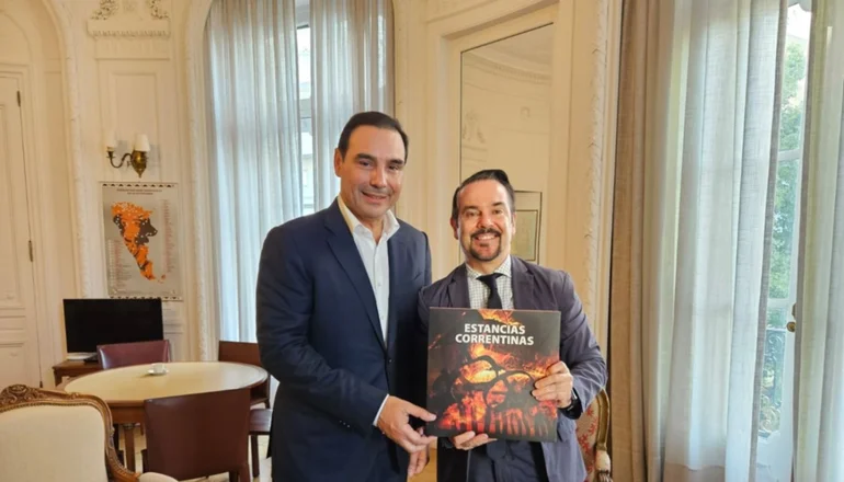 Valdés potencia los eventos del agro y define agenda de cooperación con Francia
