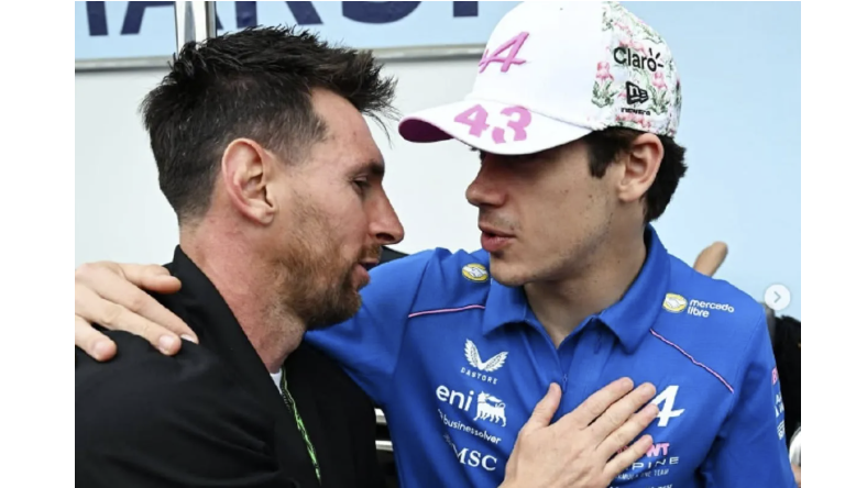 “Sos mi ídolo”: el emotivo encuentro de Franco Colapinto con Lionel Messi en Miami