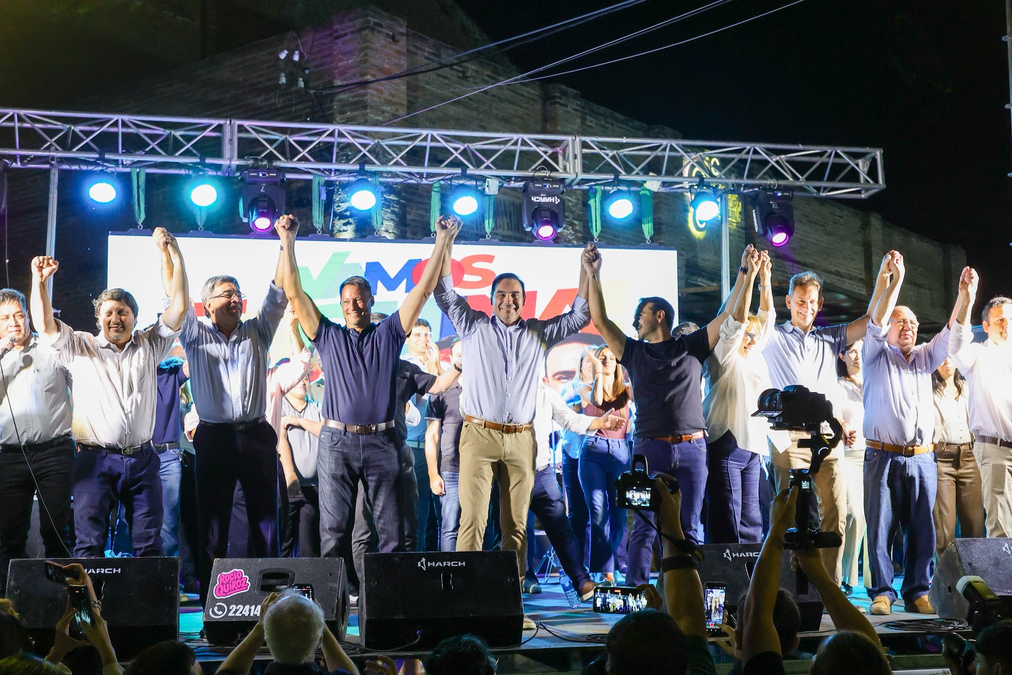 Vamos Corrientes presentó en Esquina a sus candidatos con el acompañamiento de Gustavo y Juan Pablo Valdés