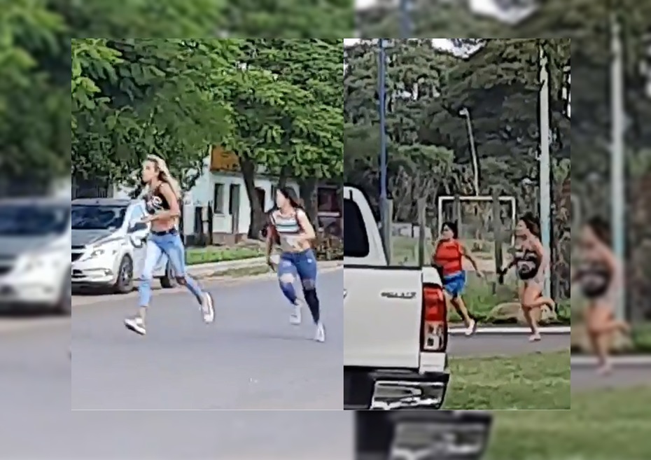 Pelea de mujeres en Mercedes: Hubo corridas y volaron cosas