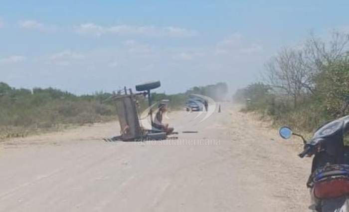 Tragedia en Chaco: murió un niño tras volcar el carro en el que viajaba