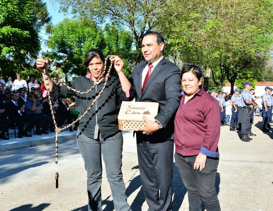 Valdés participó del 137 Aniversario de Sauce