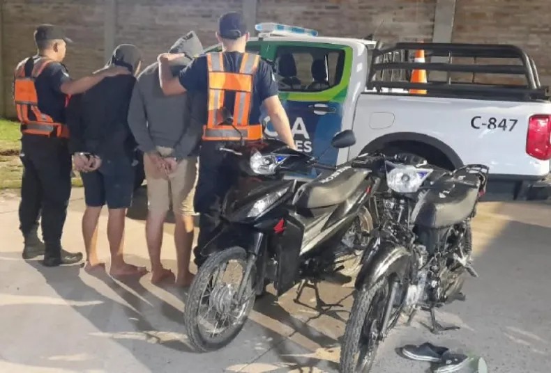 Goya: ladrones chocaron entre sí, en la huida, con una moto robada