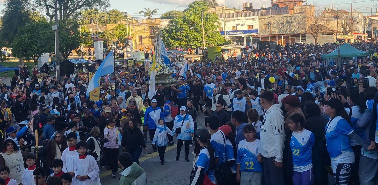 Itatí recibió a los peregrinos de la 92° Peregrinación de la Virgen del Rosario