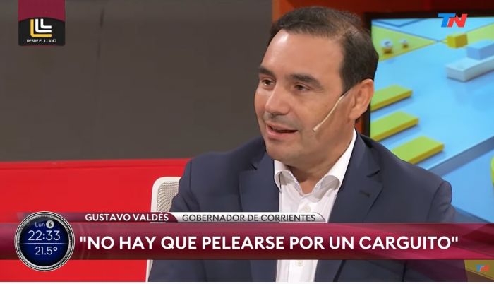 "El que tiene mayor número conduce el bloque, no importa la antigüedad que tenga", dijo Valdés