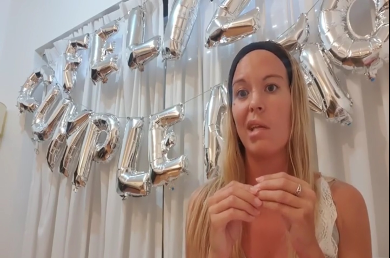 El emotivo video de Virginia Acosta tras su cirugía y en el día de su cumpleaños