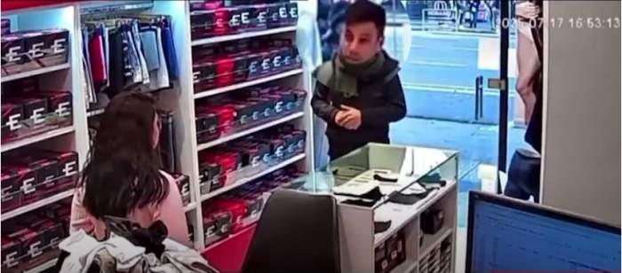 "Hola, con todo respeto, vengo a robar": lo buscaban por asaltar en un local de ropa