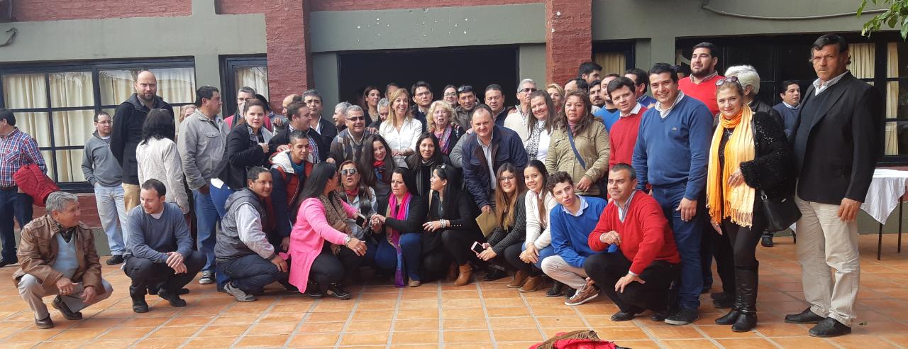 Mancini se reunió con dirigentes de toda la Provincia