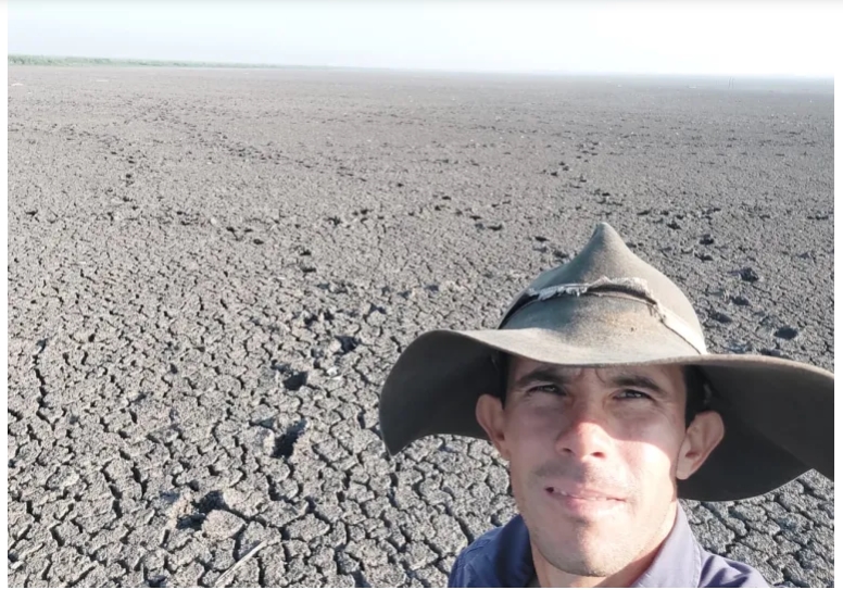 Impactante: Así están campos de Corrientes por la sequía extrema