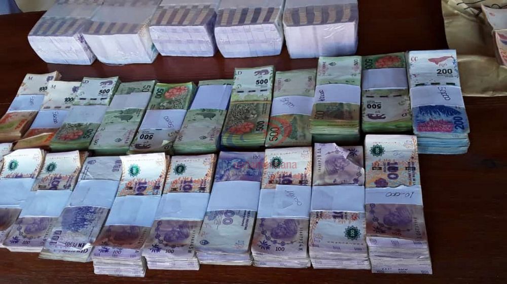 Tras allanamientos secuestraron más de $1.000.000 en Saladas