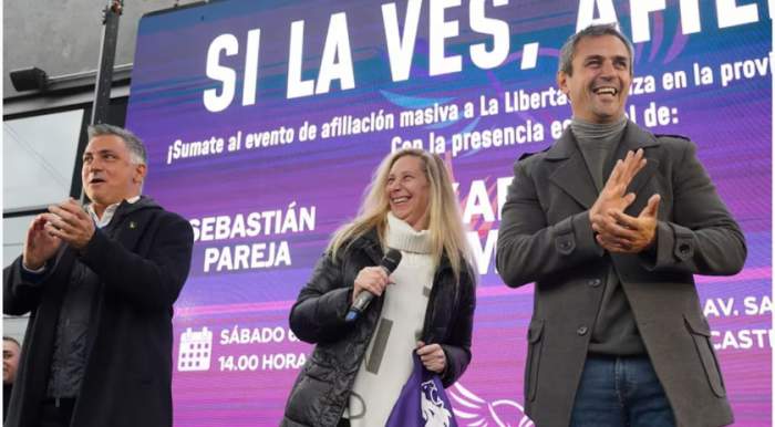Karina Milei viaja a Mar del Plata para encabezar actos junto a Menem