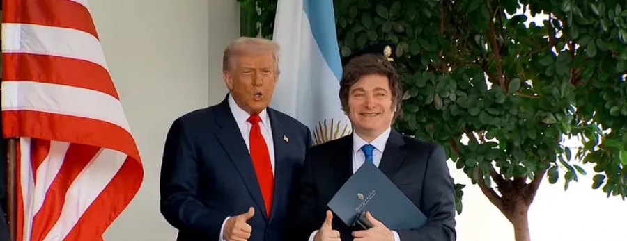 Trump recibió a Milei en la Casa Blanca y advirtió: “Si pierde las elecciones no seremos generosos”