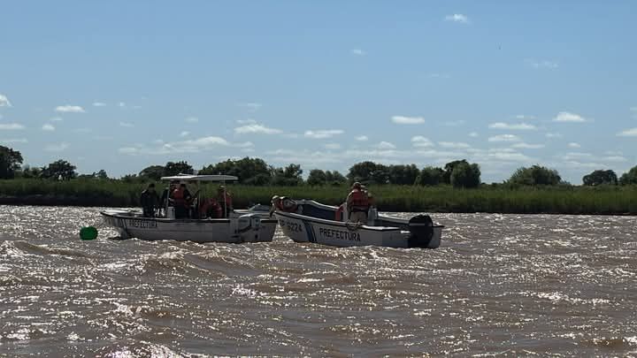 Sigue la intensa búsqueda de los 2 desaparecidos en el Rio Paraná