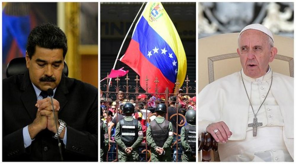 El papa Francisco aseguró que está dispuesto a mediar en Venezuela