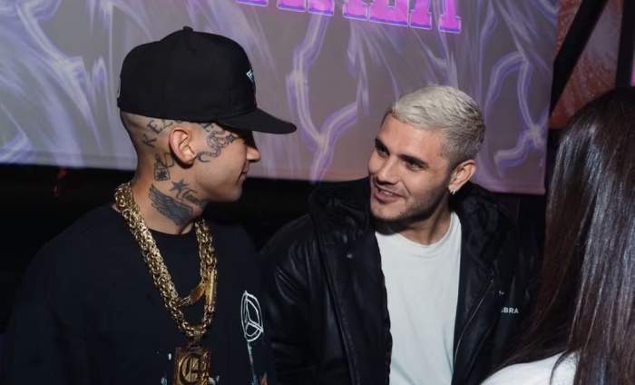 Guerra de chats: L-Gante filtró mensajes privados con Icardi y lo destrozó