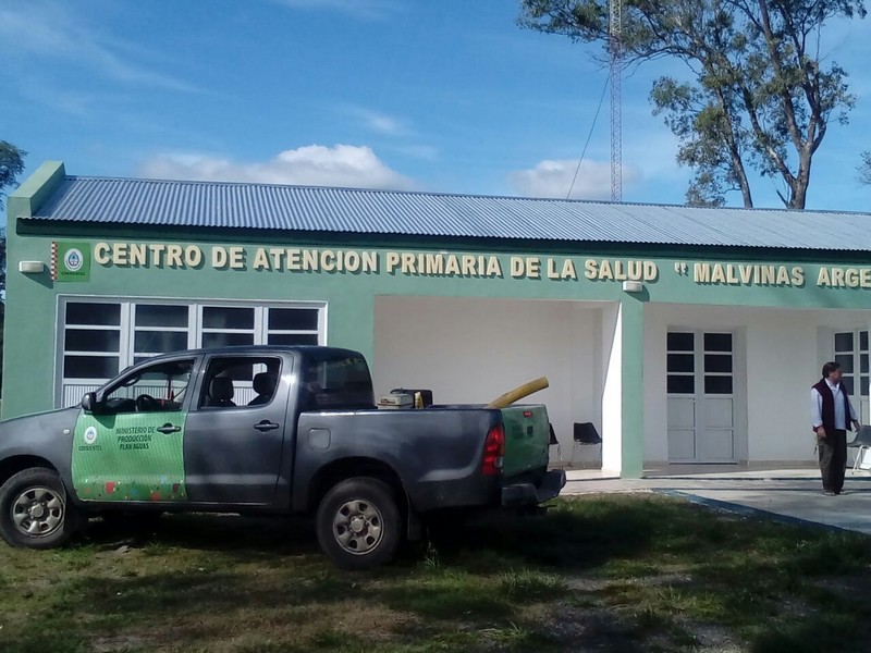 El Plan Aguas concretó una perforación en el CAPS del paraje Malvinas