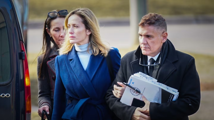 Julieta Prandi pidió custodia policial por temor a cruzarse con su ex y se fue de Tribunales en un patrullero