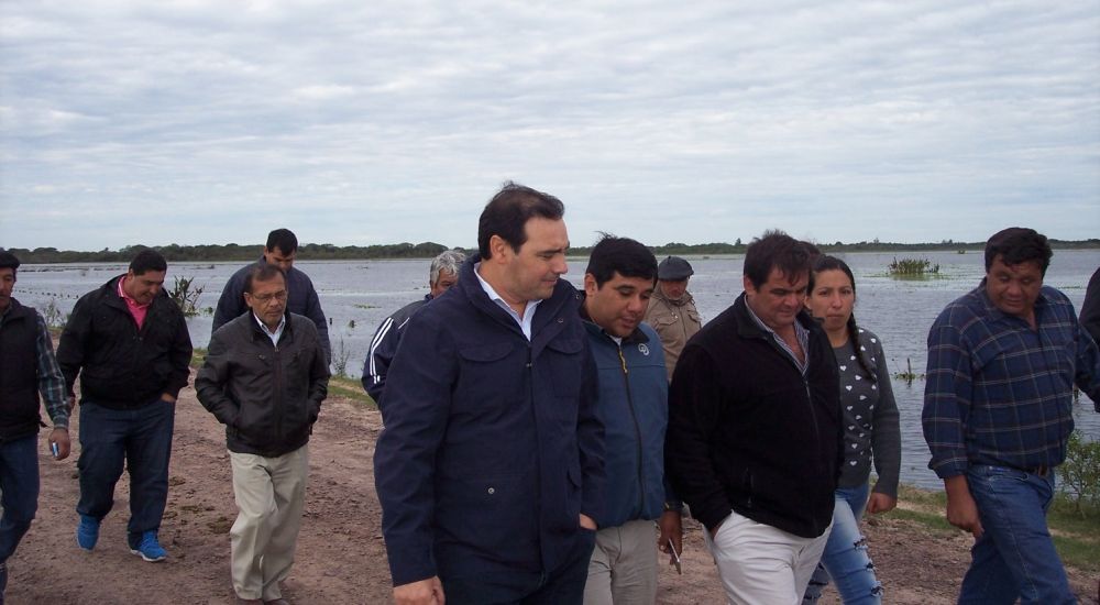 Valdés visitó paraje Stella Maris tras intensas lluvias en San Isidro