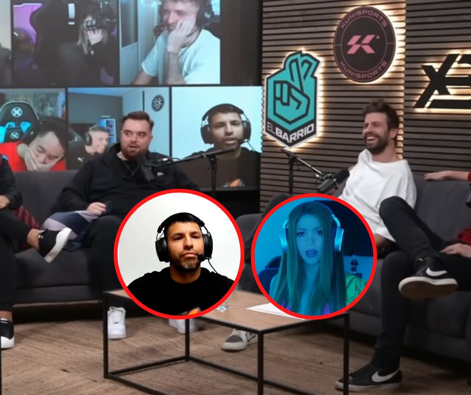 El Kun Agüero puso nervioso a Piqué: "¡Es por la canción de Shakira!"