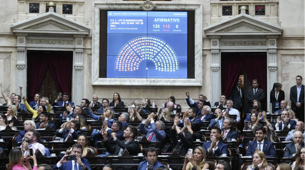 Diputados aprobó la reforma laboral y el proyecto volverá al Senado