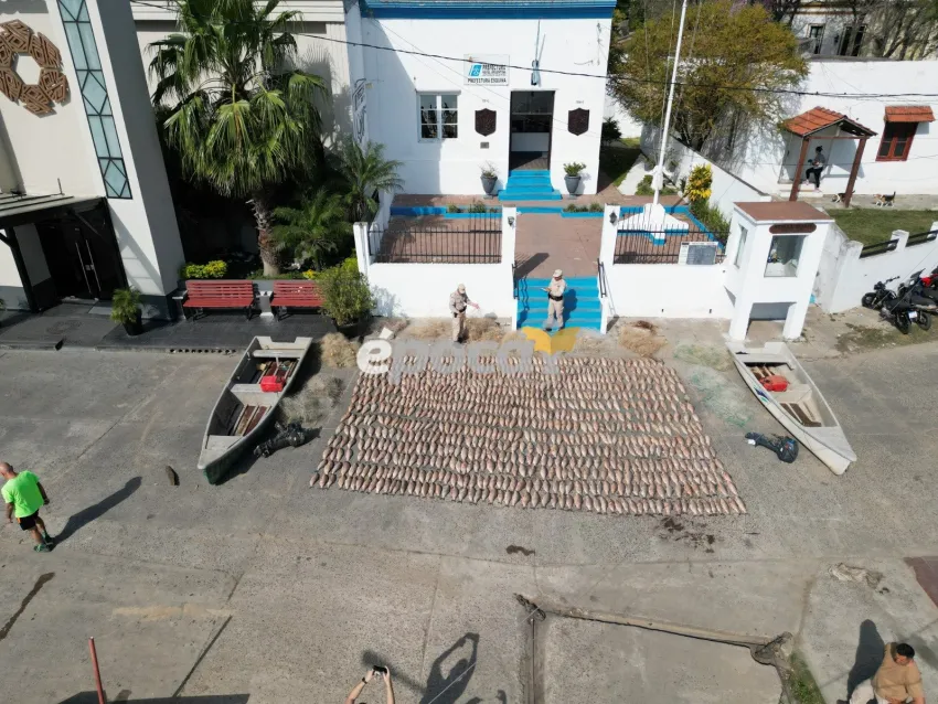 Impresionante golpe contra la pesca ilegal en el interior de Corrientes