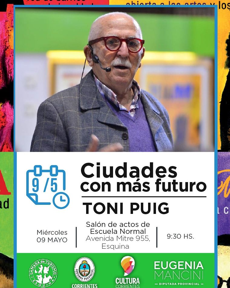 TONI PUIG, El Gurú de las ciudades, llega a Argentina y disertará en Esquina