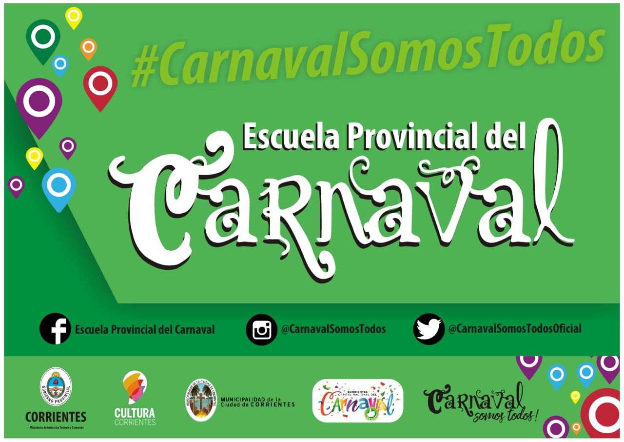 Cultura promueve la puesta en marcha  de la “Escuela Provincial del Carnaval”