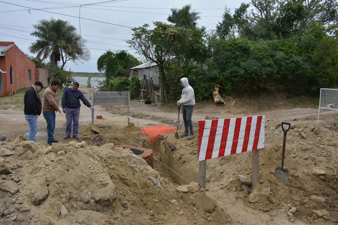 Se extendió 500 metros la red de agua, que beneficiará a 45 familias
