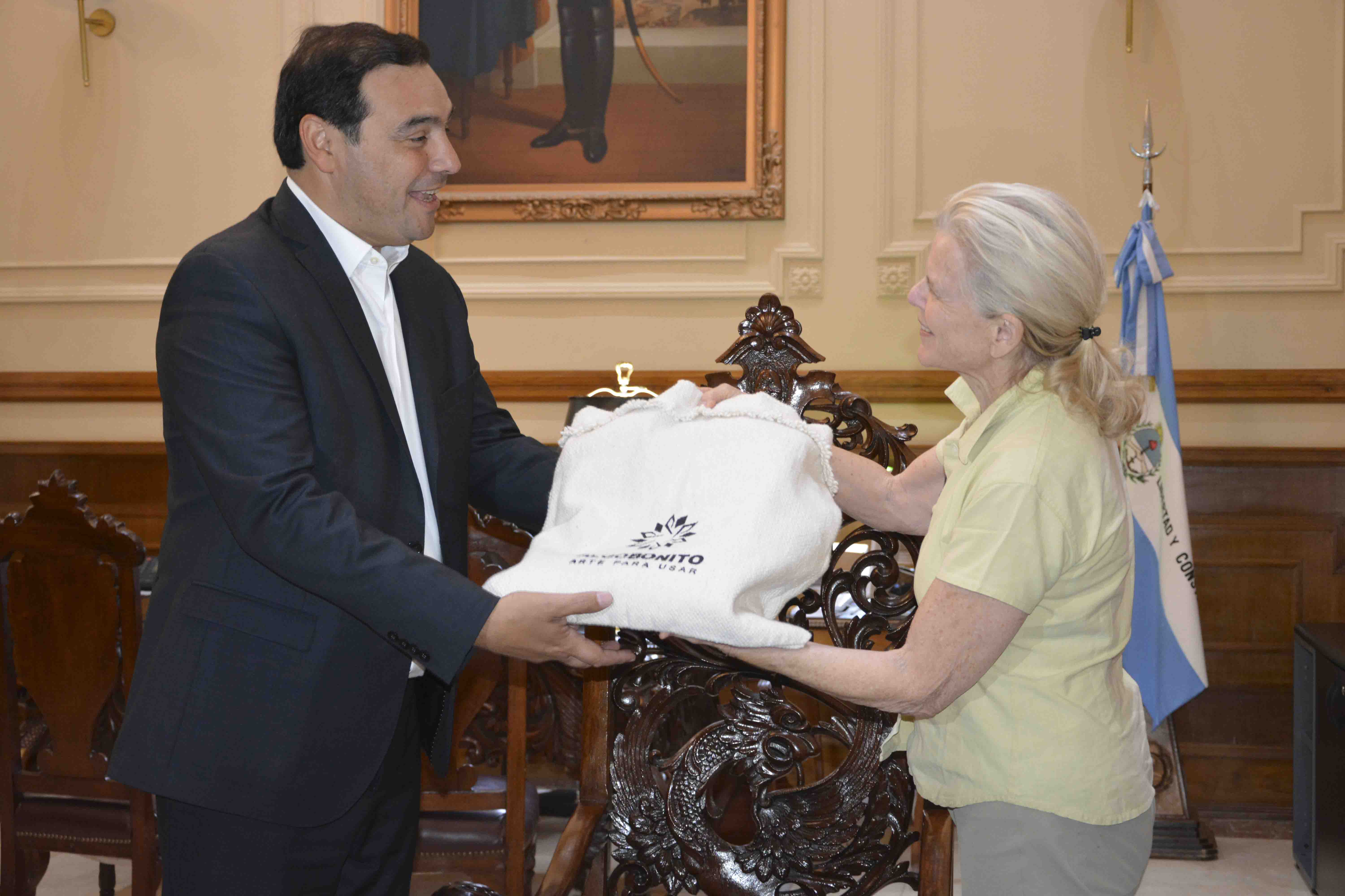 Valdés se reunió con Kristine Tompkins de The Conservation Land Trust
