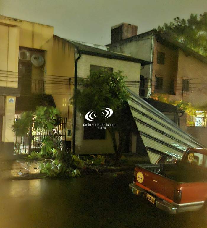 Temporal Corrientes: voladura de techos, caída árboles y cortes de luz