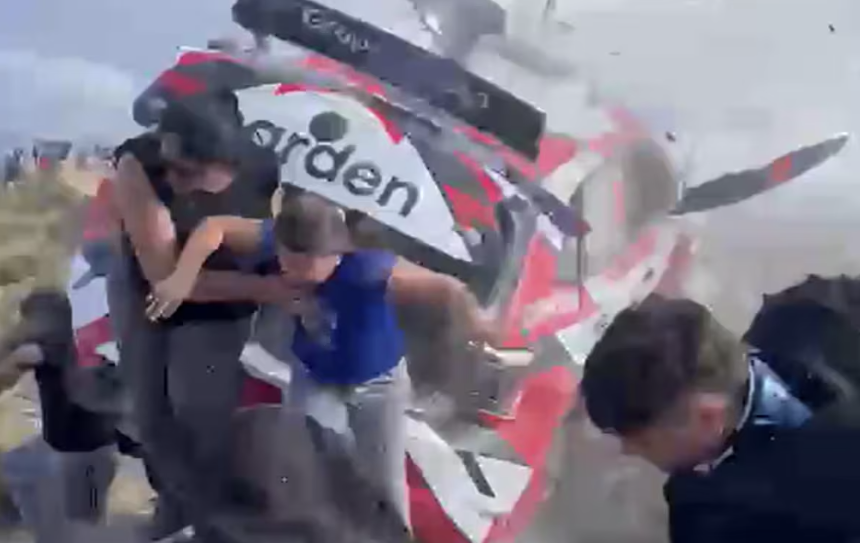 Un espectador murió en un impactante accidente en el Rally Sudamericano