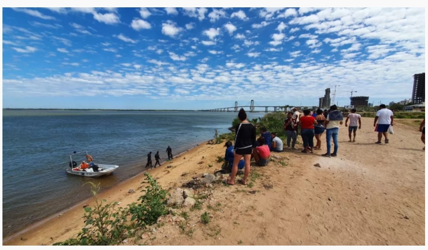 Buscan a un joven de 18 años que desapareció en el río Paraná tras una persecusión policial