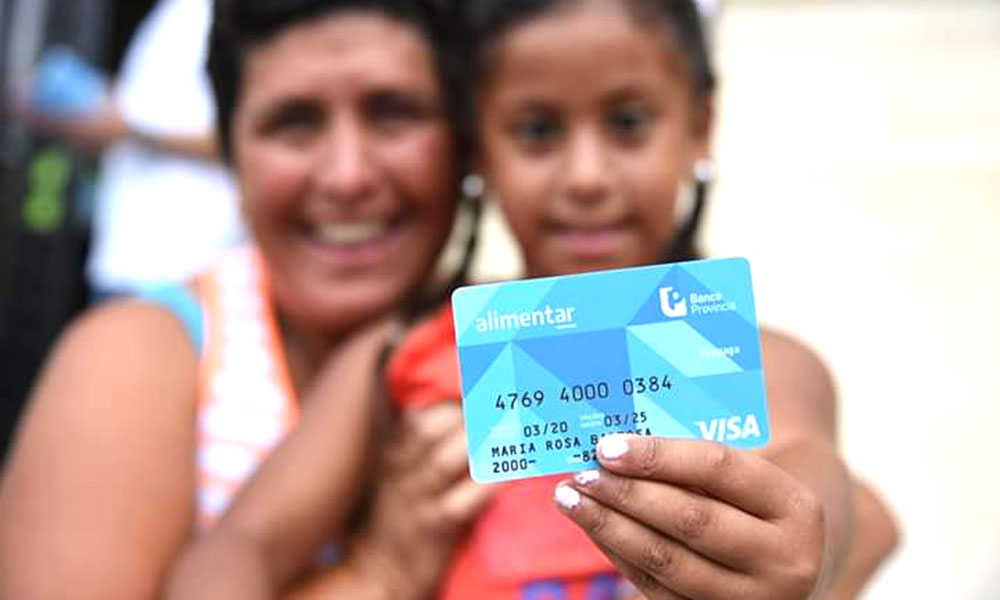 El Gobierno anunció un aumento del 50% para la Tarjeta Alimentar