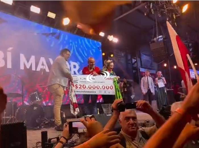 El premio al surubí mayor fue para un pescador santafesino