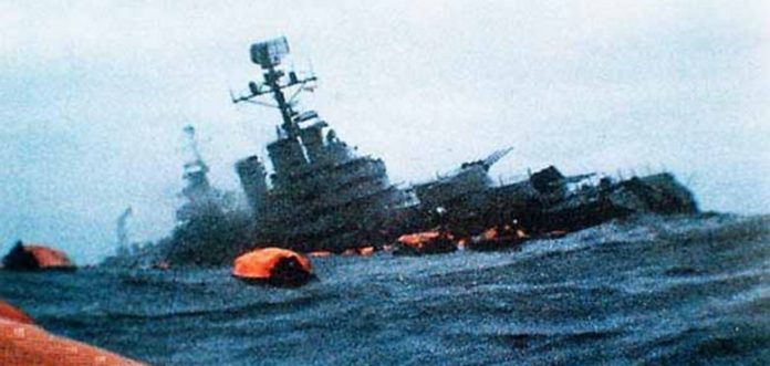 36 Años del hundimiento del Crucero ARA General Belgrano