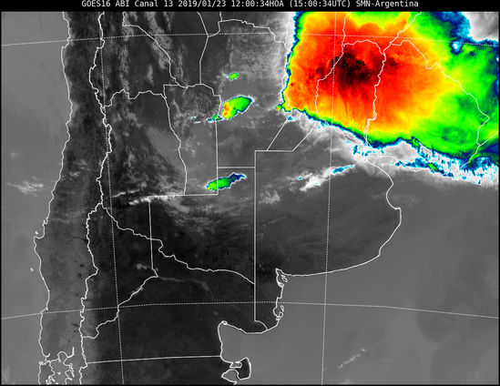 Esquina: Alerta por tormentas fuertes con ocasional caída de granizo