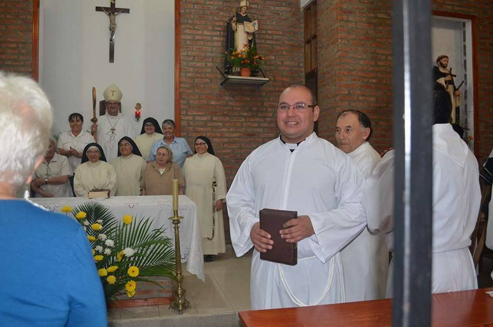 El obispo Canecín ordenará como Diácono al esquinense Pedro Ojeda