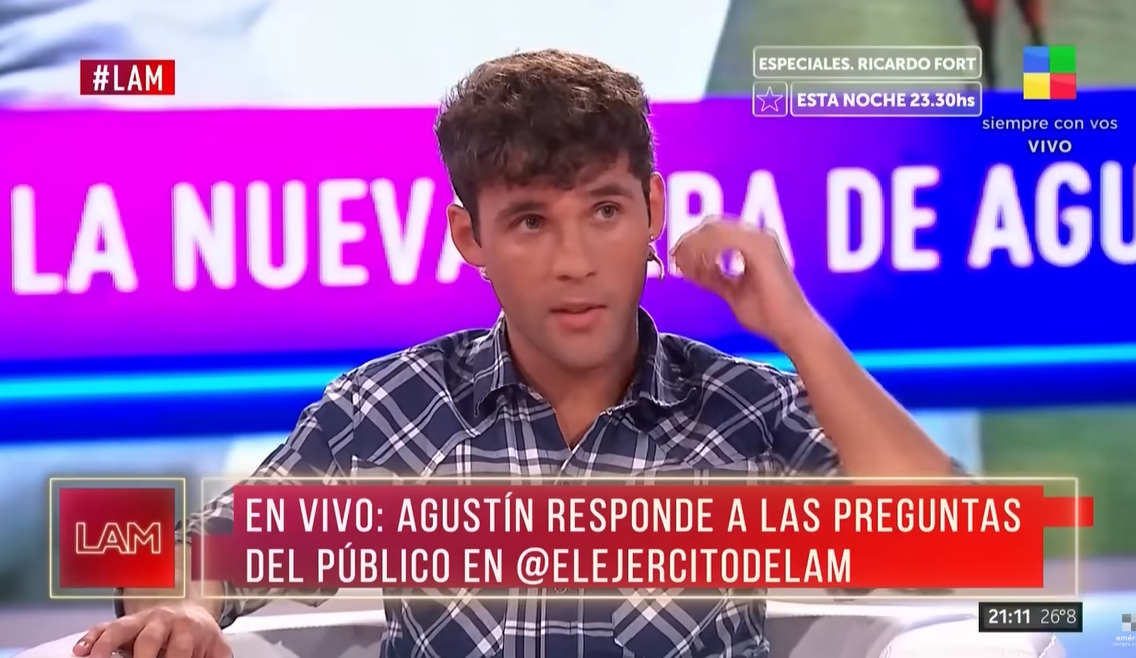 Agustín de Gran Hermano visitó LAM y habló de su "estrategia de juego"