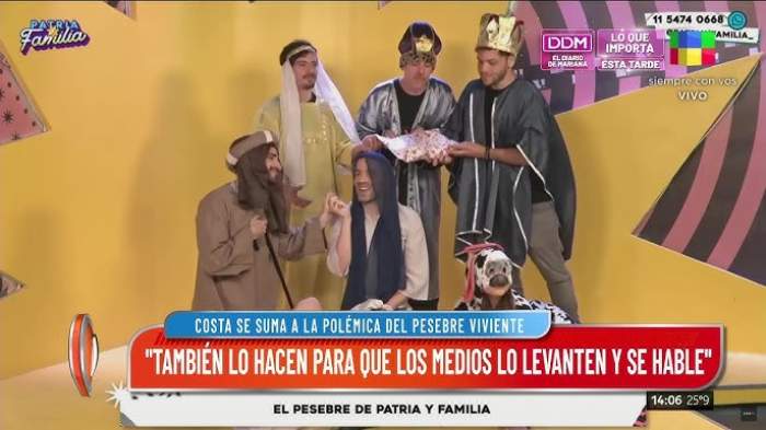 Denunciaron al canal de streaming Olga por parodiar el pesebre viviente