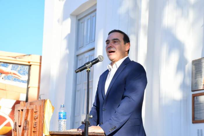 Valdés en San Luis del Palmar: "Este es un ícono de nuestra fe en Corrientes"