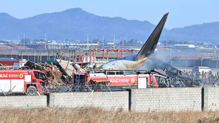 Un avión chocó en Corea del Sur: murieron más de 170 personas