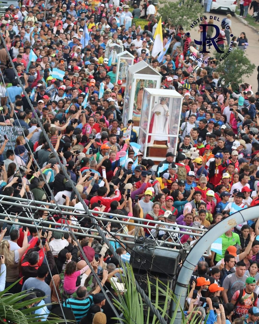 Todas las imágenes de los peregrinos que ya llegaron a Itatí