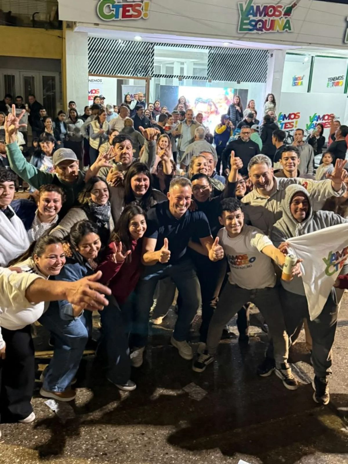 Vamos Corrientes celebró en Esquina con un multitudinario festejo encabezado por Arnoldo Rohner