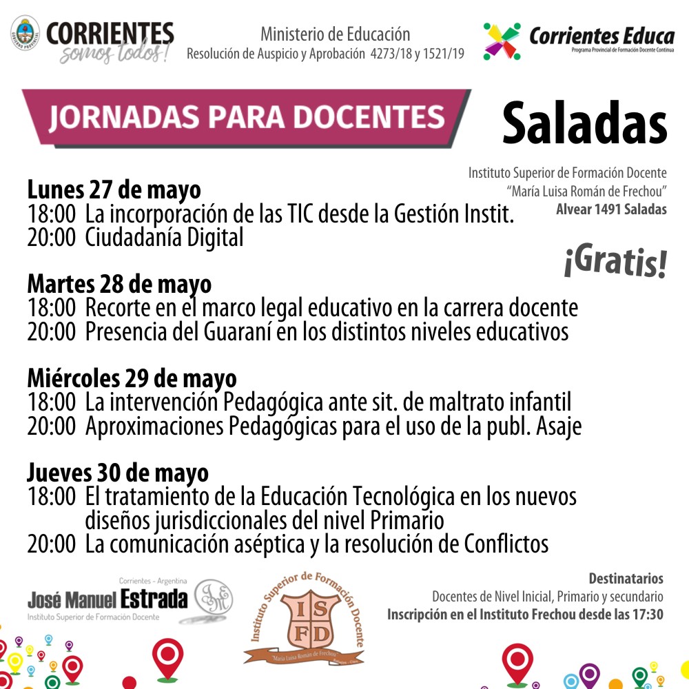 Jornadas de Capacitación Docente en Saladas