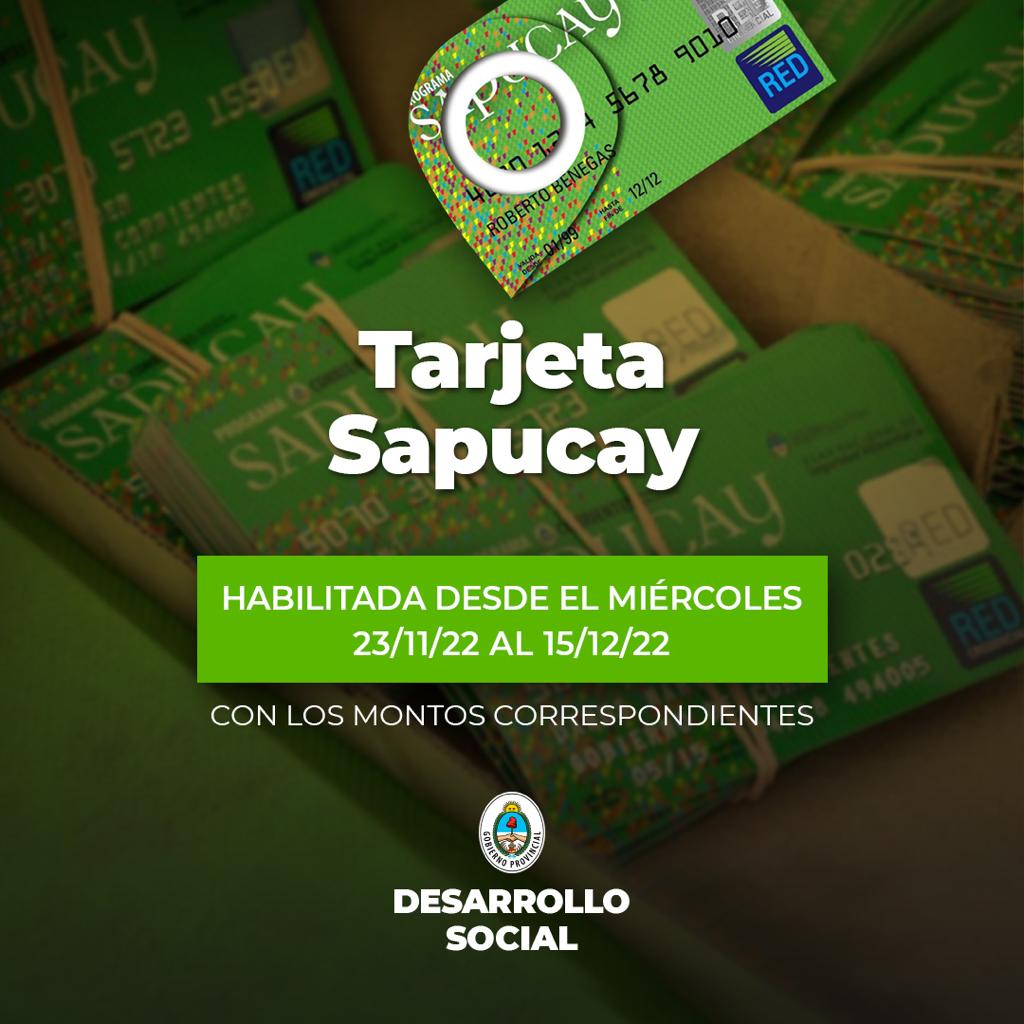 La Tarjeta Sapucay estará habilitada desde este miércoles