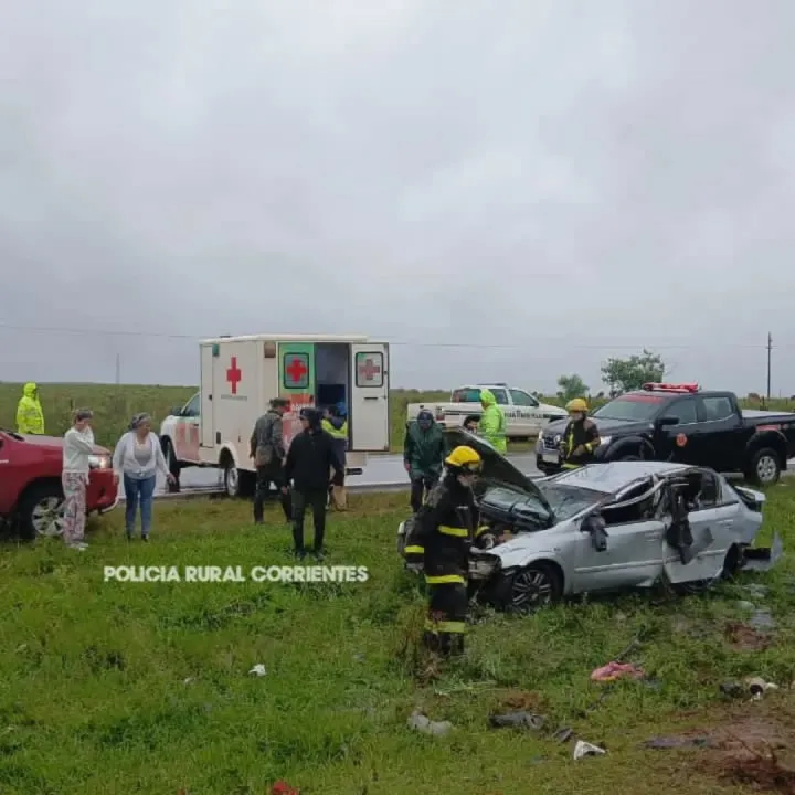 Tragedia en Corrientes: un bebé murió tras despiste en Ruta Nacional 14