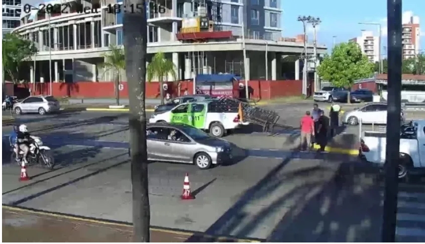Disturbios en la Costanera de Corrientes tras el partido de Argentina