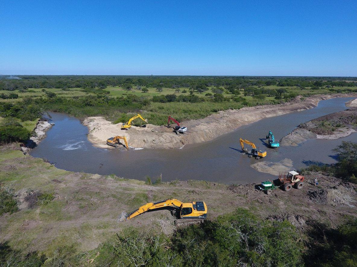 El Gobierno nacional destaca la finalización de las obras en el arroyo Barrancas